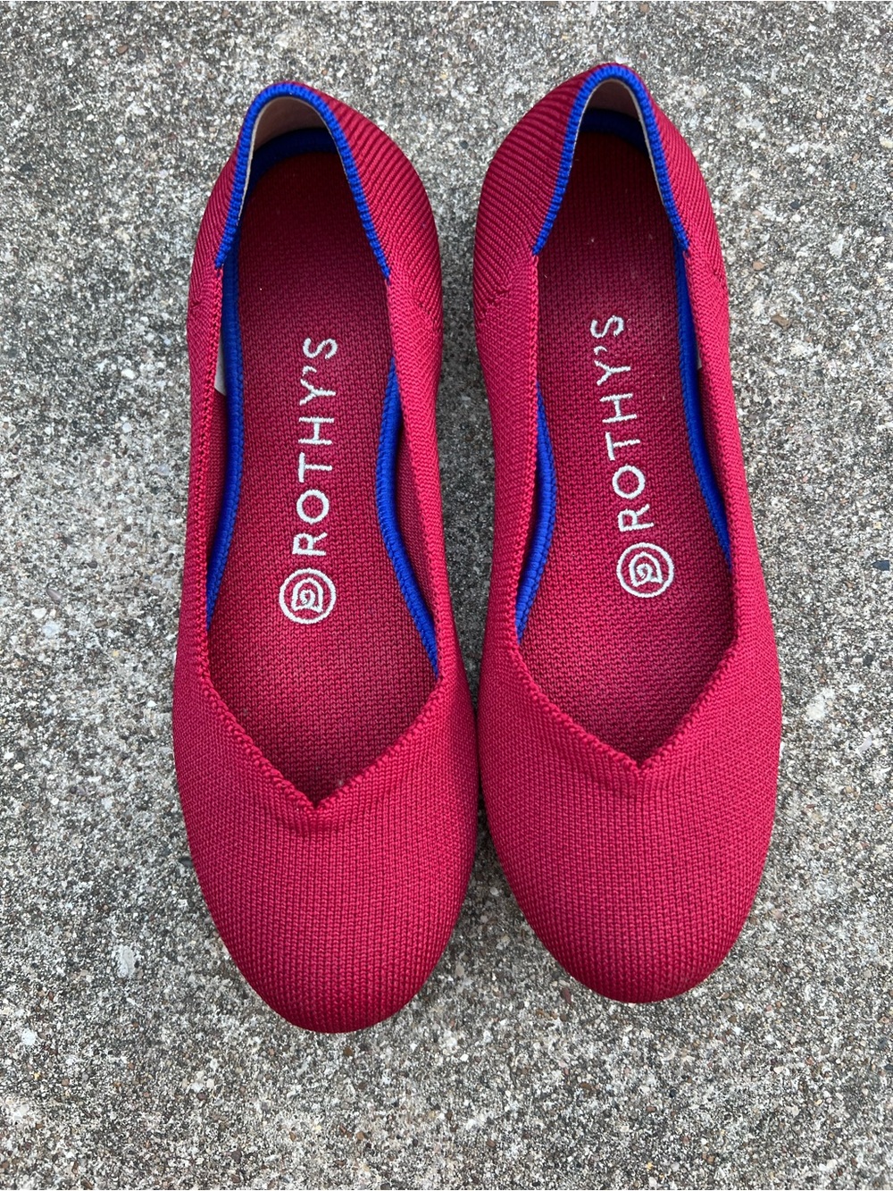 Rothy's Women’s red Slip-On Flats